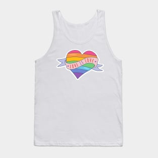 Multicolor Colorful Creative Love Parade Pride Tank Top